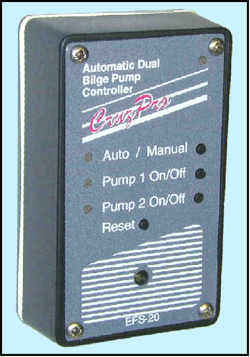 EFS20 Dual Bilge Pump Controller and Electronic Float Switch