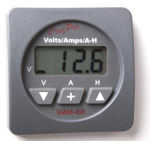 VAH60 Digital Volts/Amps/Amp-Hour Monitor