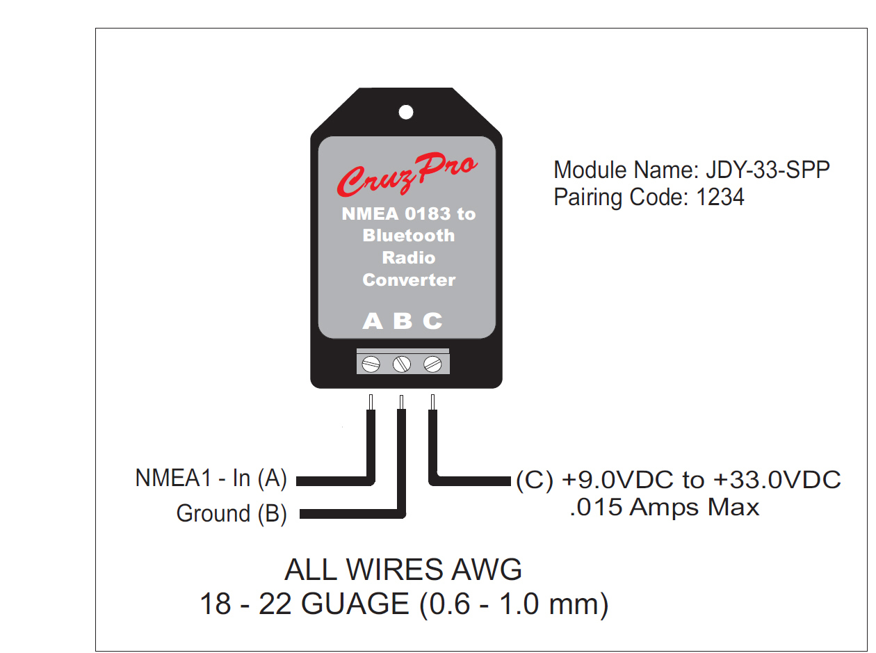 BT100 Connection Diagram